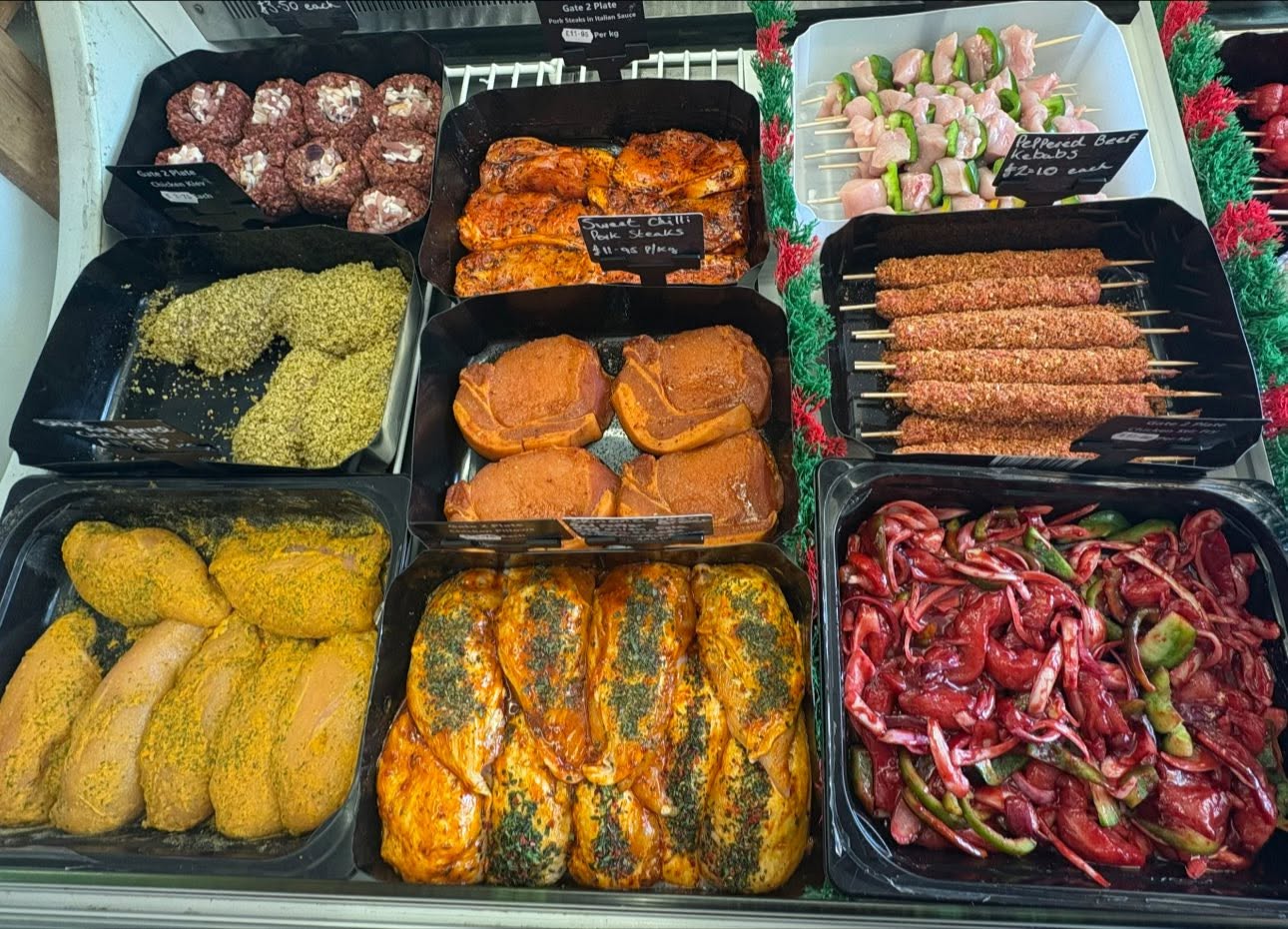 Peppered Beef Kebabs