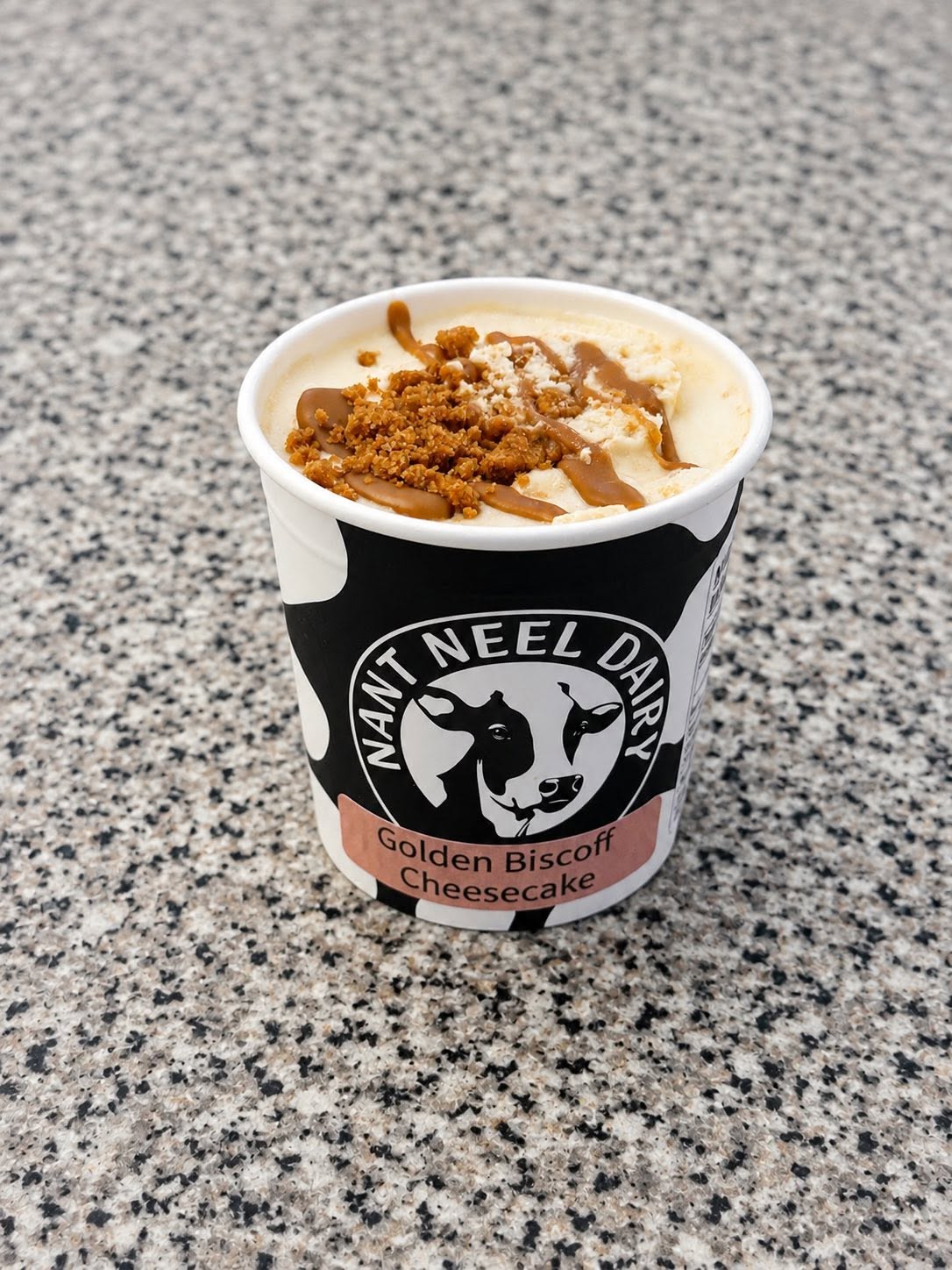 Golden Biscoff Cheesecake Ice Cream