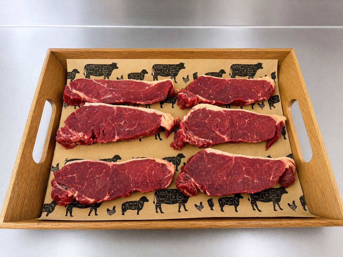 8oz Sirloin Steaks — £5 each